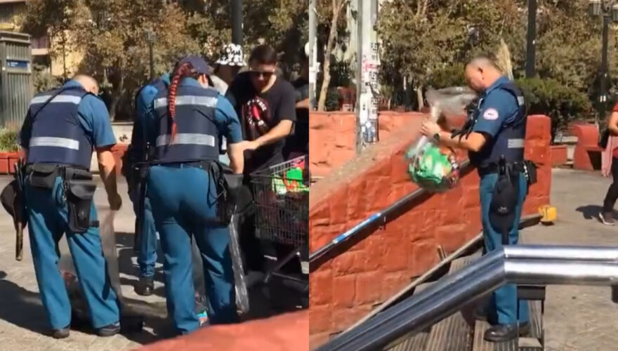 Metro aclaró video de guardias recibiendo mercadería