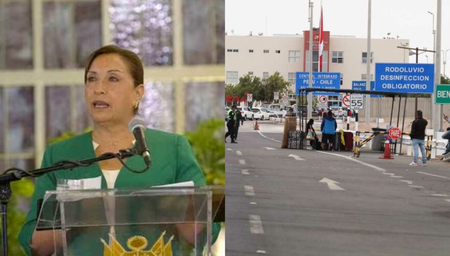 Presidenta de Peru Dina Boluarte decreta Estado de Emergencia en la frontera
