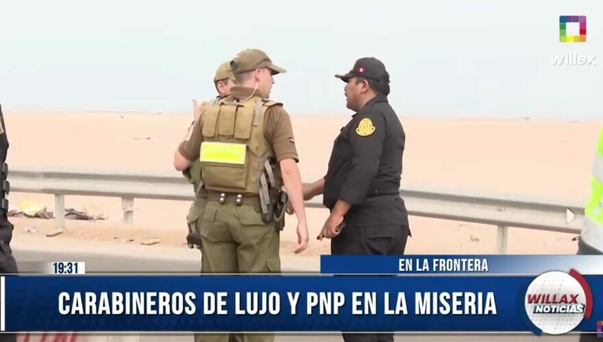 Reportaje televisivo muestra a Carabineros de Chile con la Policía Nacional del Perú