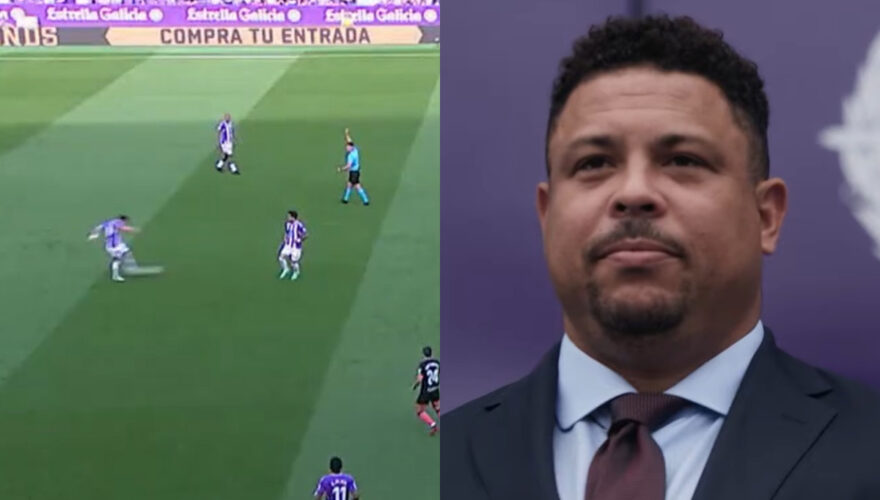 Ronaldo Nazário reclamo por gol no cobrado al Real Valladolid