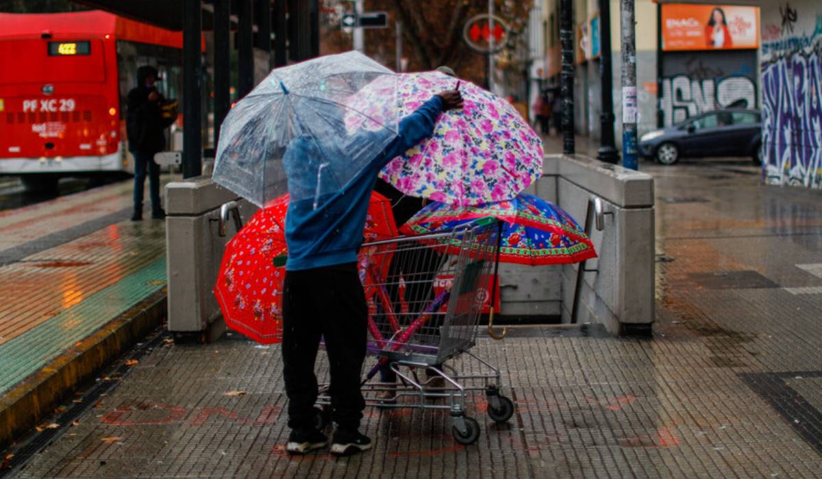 Lluvias en Santiago