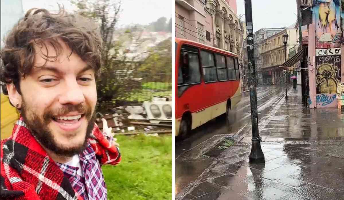 Estadounidense sorprendido por cómo los chilenos pronostican lluvias con la rodilla