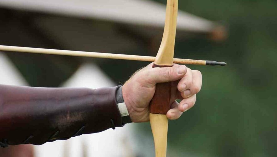 Flecha de tiro al arco, como la que se usó en la Feria Friki de Maipú