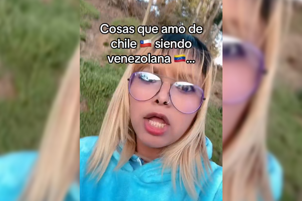 Francis Guerra, mujer venezolana hablando sobre las cosas que ama de Chile