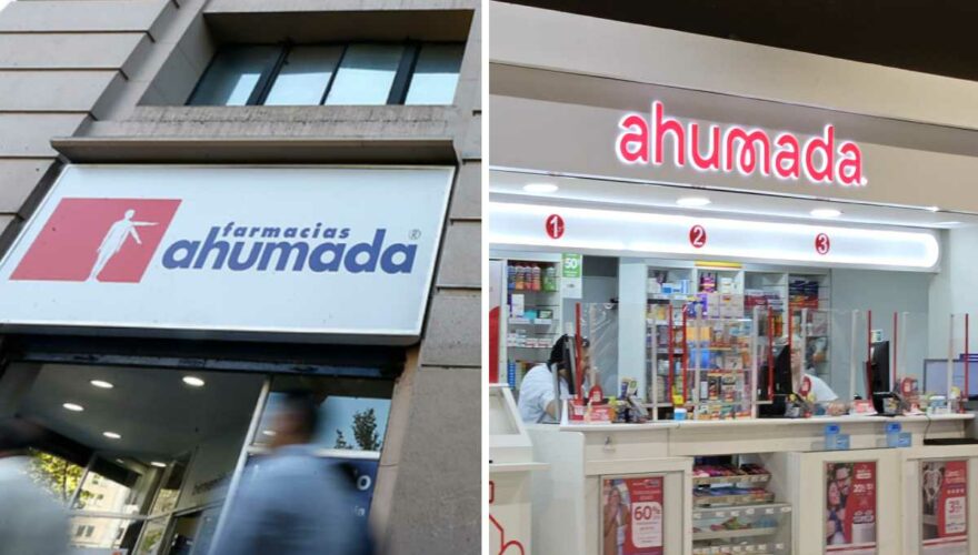 Farmacias Ahumada, logo antiguo y logo nuevo