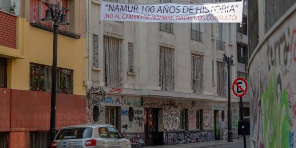 Calle Namur de Santiago
