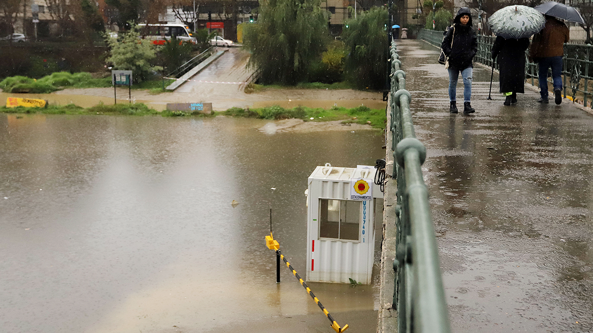 sistema frontal lluvias parques