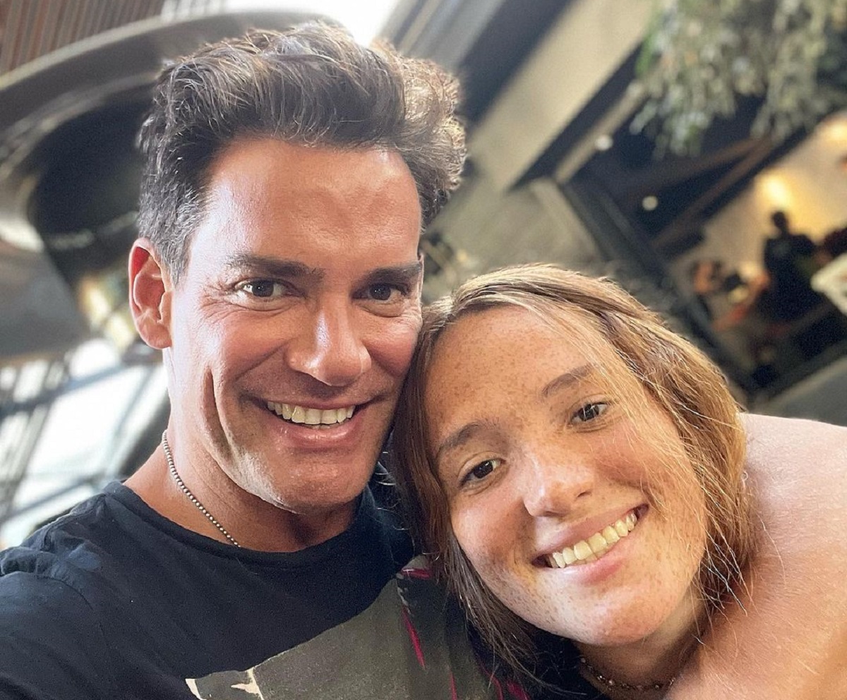 Cristián de la Fuente y su hija Laura