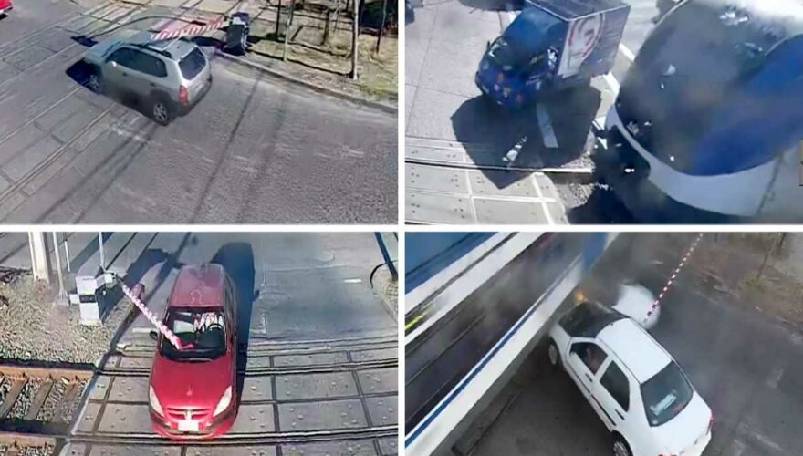 Video muestra a conductores irresponsables en cruce de San Pedro de la Paz