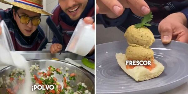 Jóvenes virales muestran cómo cocinar helado de pebre para Fiestas Patrias