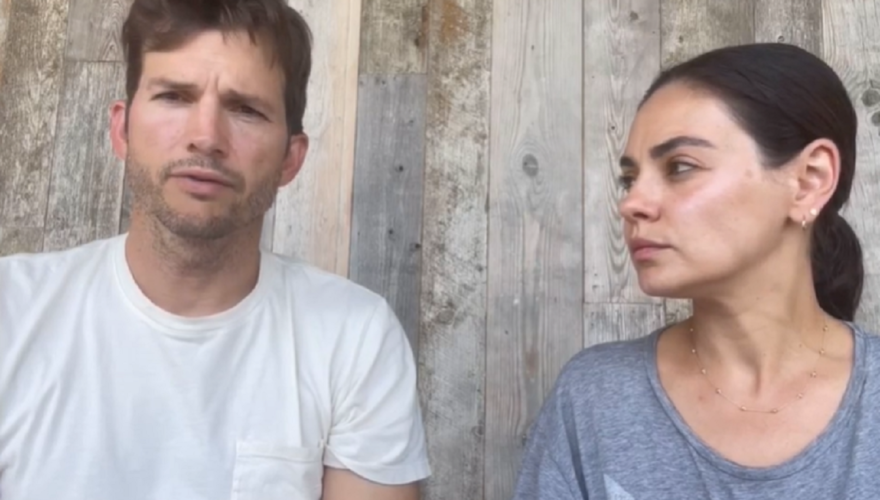 Ashton Kutcher y Mila Kunis se disculpan por cartas