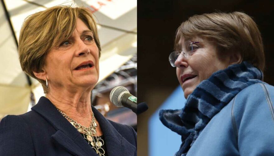 Michelle Bachelet y Evelyn Matthei, quienes lideran encuesta cadem