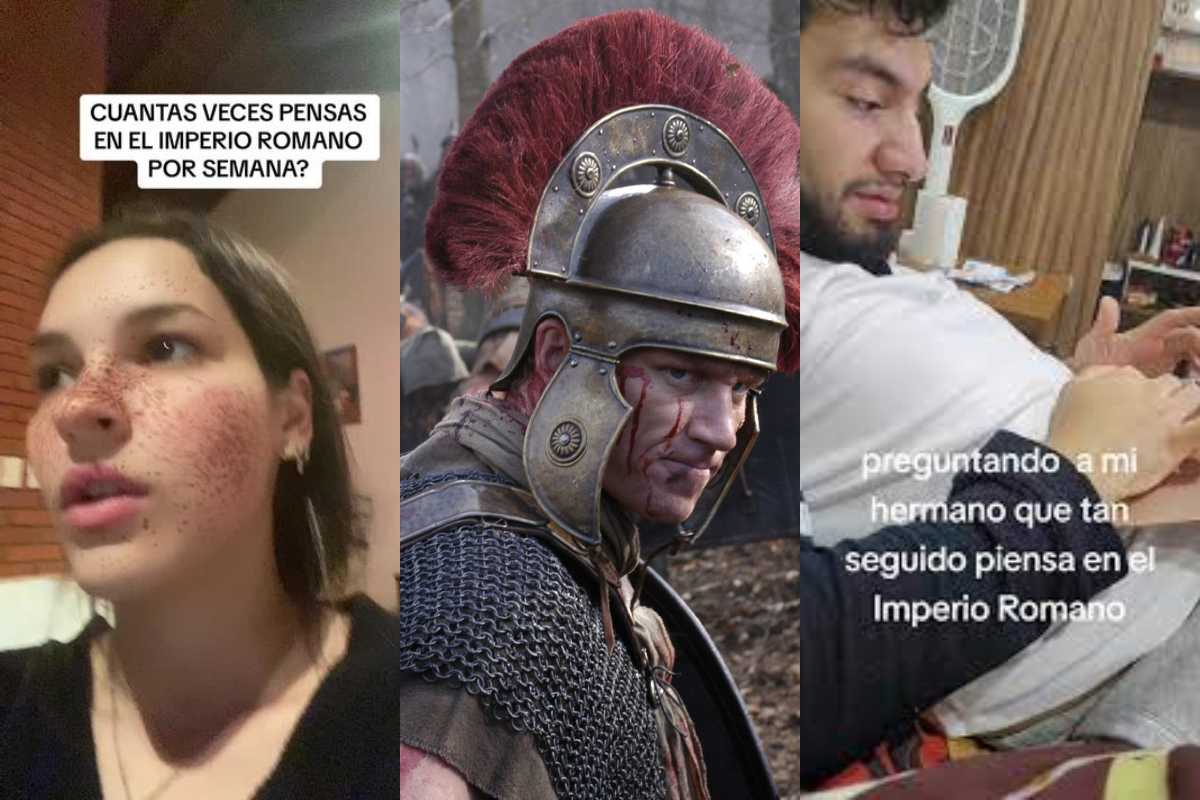 Tendencia de TikTok sobre el imperio romano