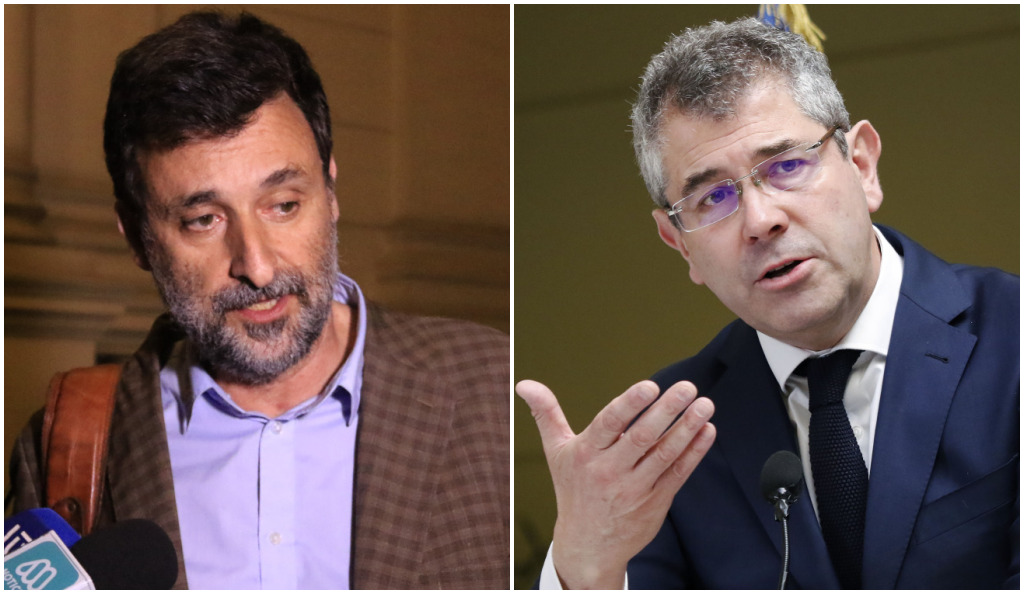 Andrés Jouannet y Cristián Warnken