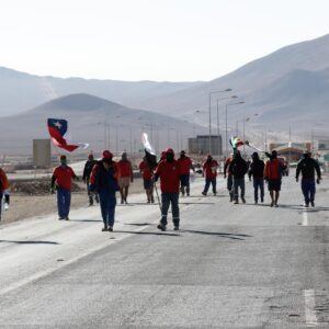 Huelga de sindicato en Minera Escondida