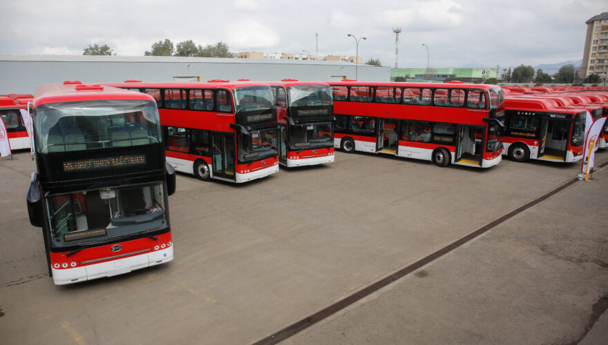 Buses de apoyo por inauguración de Santiago 2023