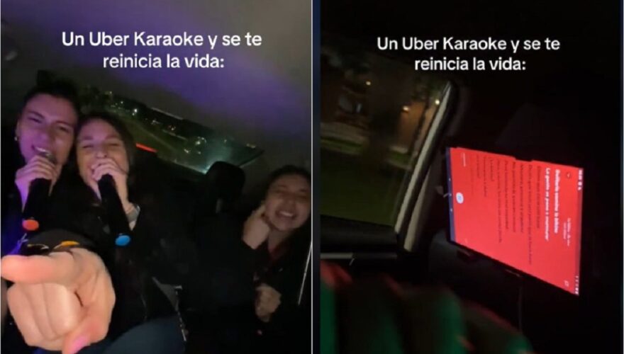 VIRAL. El "Uber Karaoke" que recorre las calles de Santiago y que es furor en redes sociales