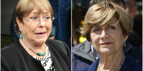 Michelle Bachelet y Evelyn Matthei