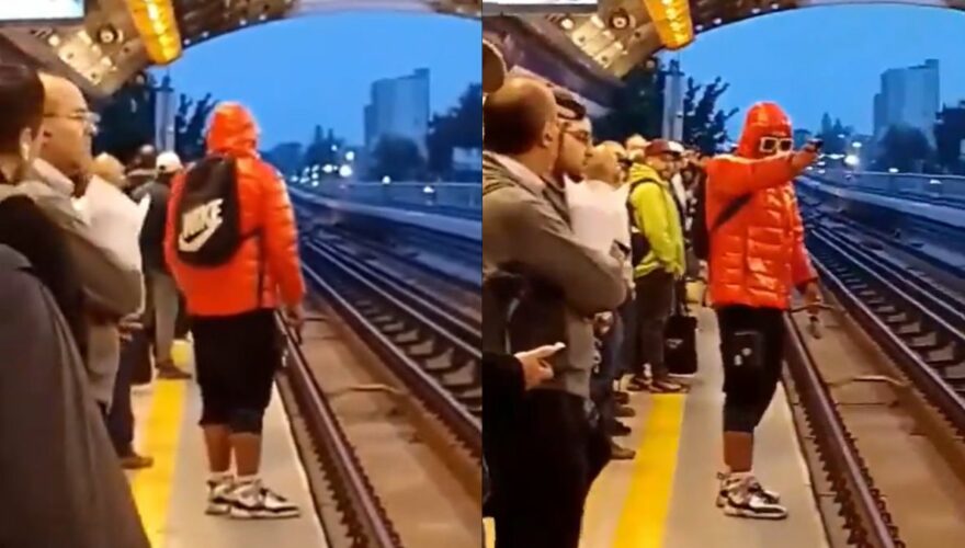 Hombre protagoniza incidente en Metro de Santiago