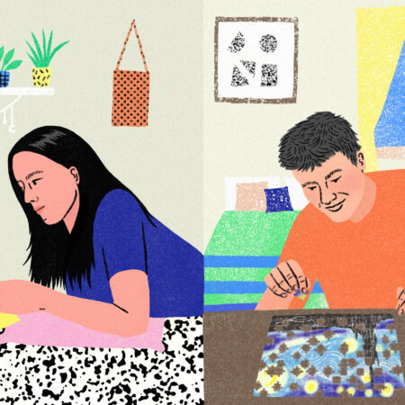 Parejas piezas separadas