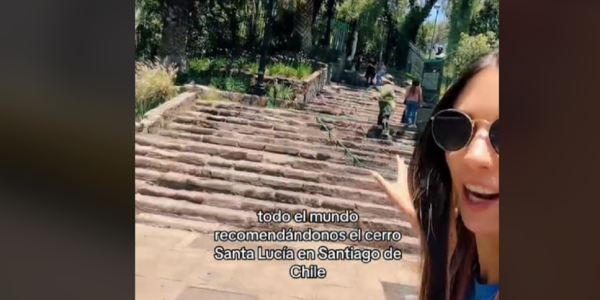 VIRAL. Argentina queda maravillada con castillo del Cerro Santa Lucía: "Me acabo de meter en el cuentito de Heidi"