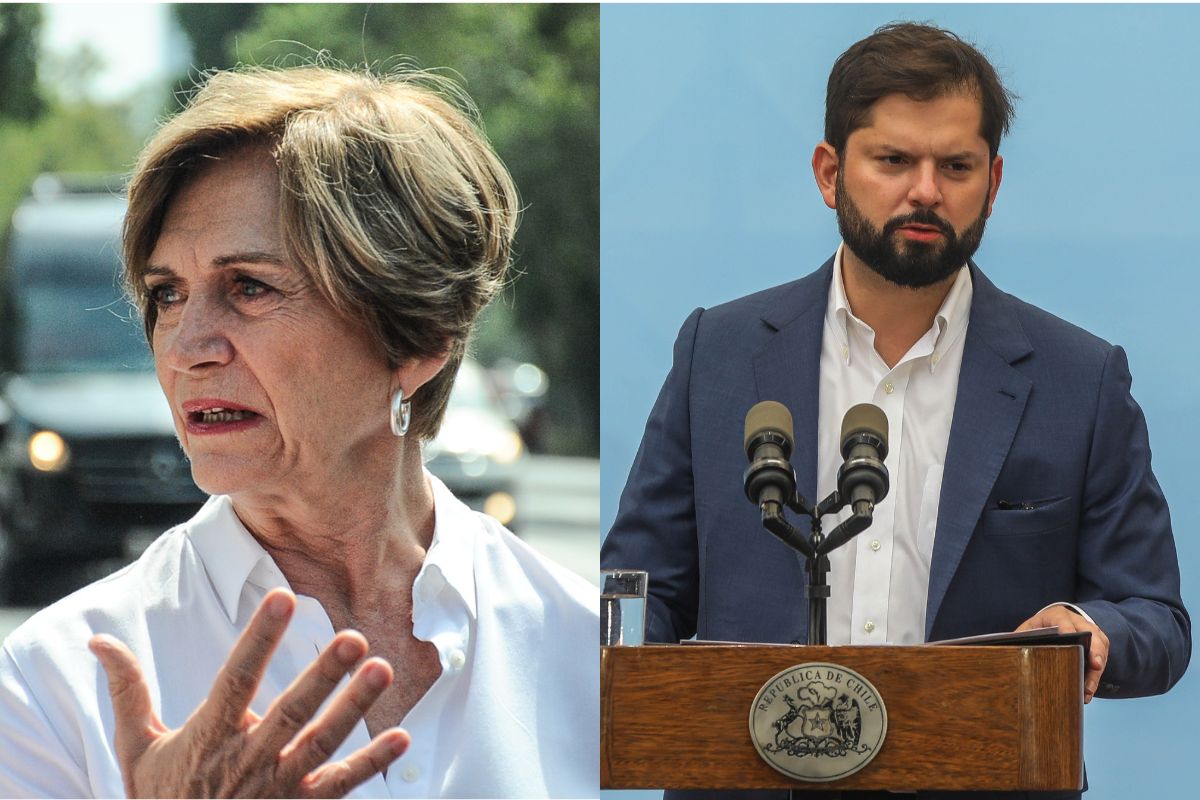 Evelyn Matthei y Gabriel Boric