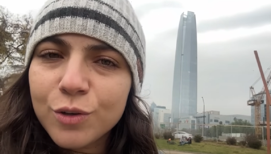 VIRAL. "Una ciudad de primer mundo, pero una de las más desiguales": Youtuber colombiana queda maravillada con Santiago