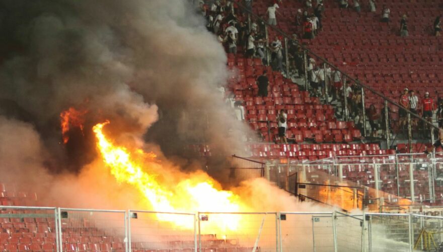 Incidentes en partido de Colo Colo en Estadio Nacional