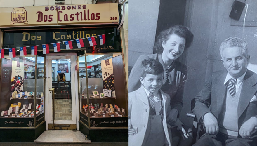 Un romance y un escape de Alemania: la historia detrás de la chocolatería Dos Castillos, la más antigua de Santiago Centro