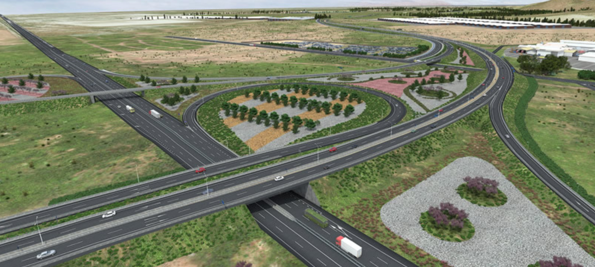 Conexión ruta 68 y 78 en Maipú