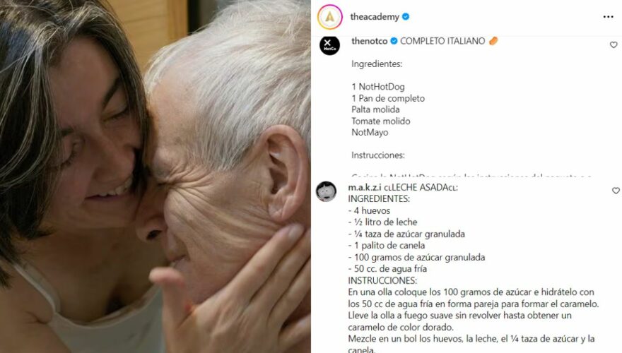 Chilenos invaden Instagram de la Academia tras derrota en Oscar 2024