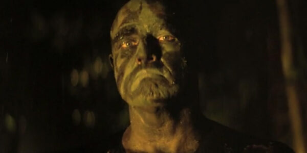 Marlon Brando interpretando al coronel Walter Kurtz en Apocalipsis Now.