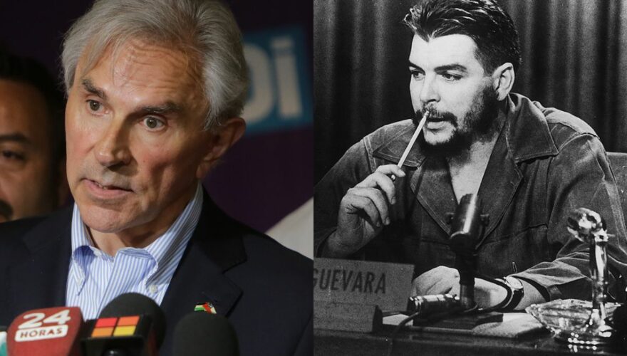 Iván Moreira y Ernesto Che Guevara
