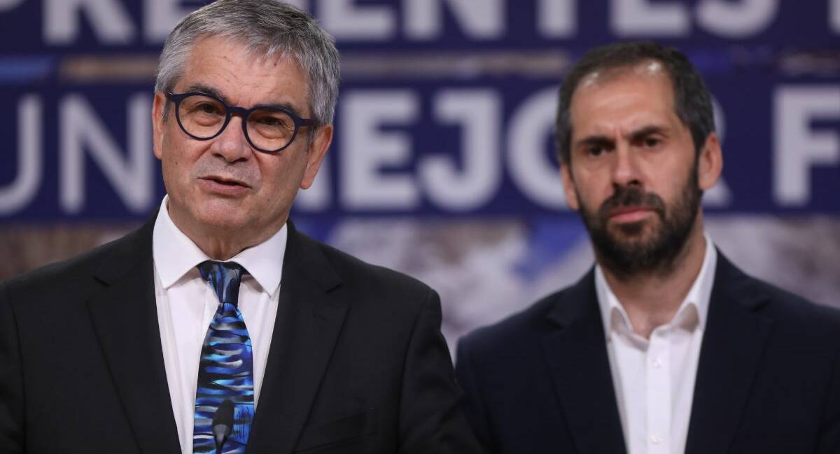 Mario Marcel y Nicolás Grau