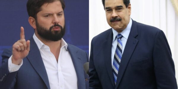 Gabriel Boric y Nicolás Maduro
