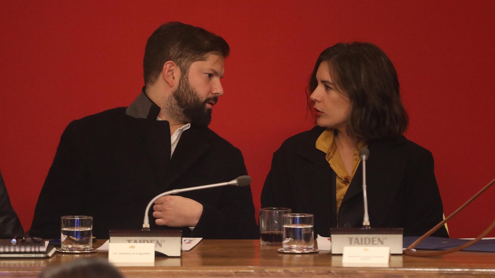 Gabriel Boric y Camila Vallejo