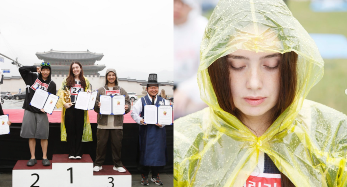Chilena gana concurso de hacer nada en Corea del Sur