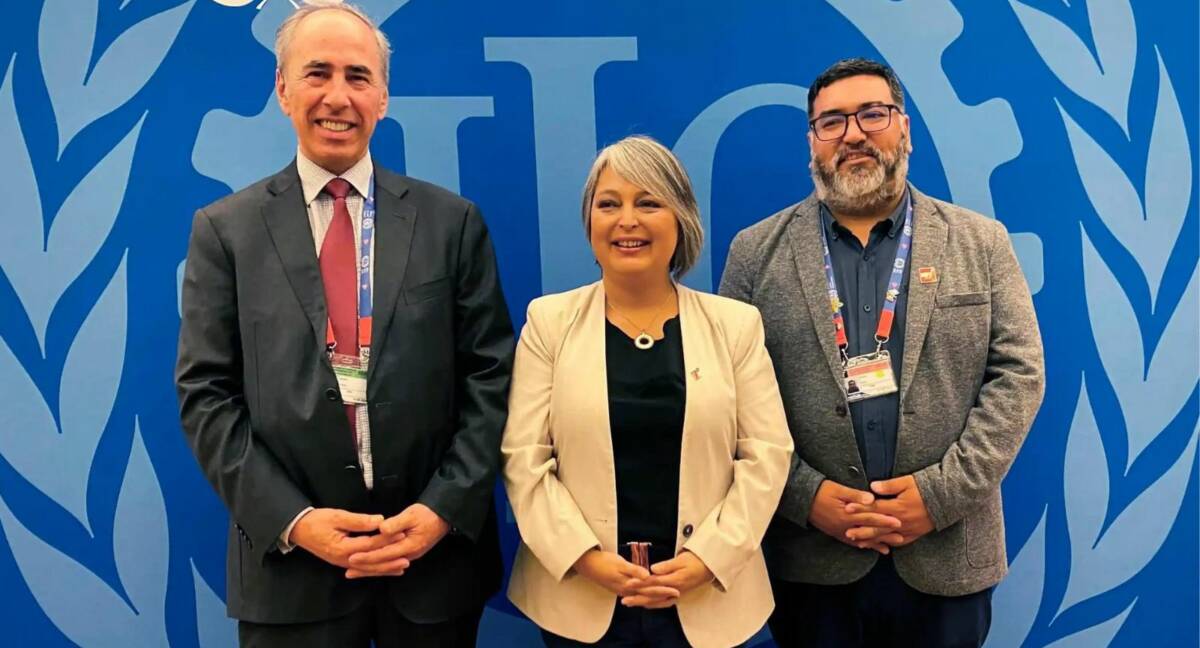 Jeannette Jara, Ricardo Mewes y David Acuña