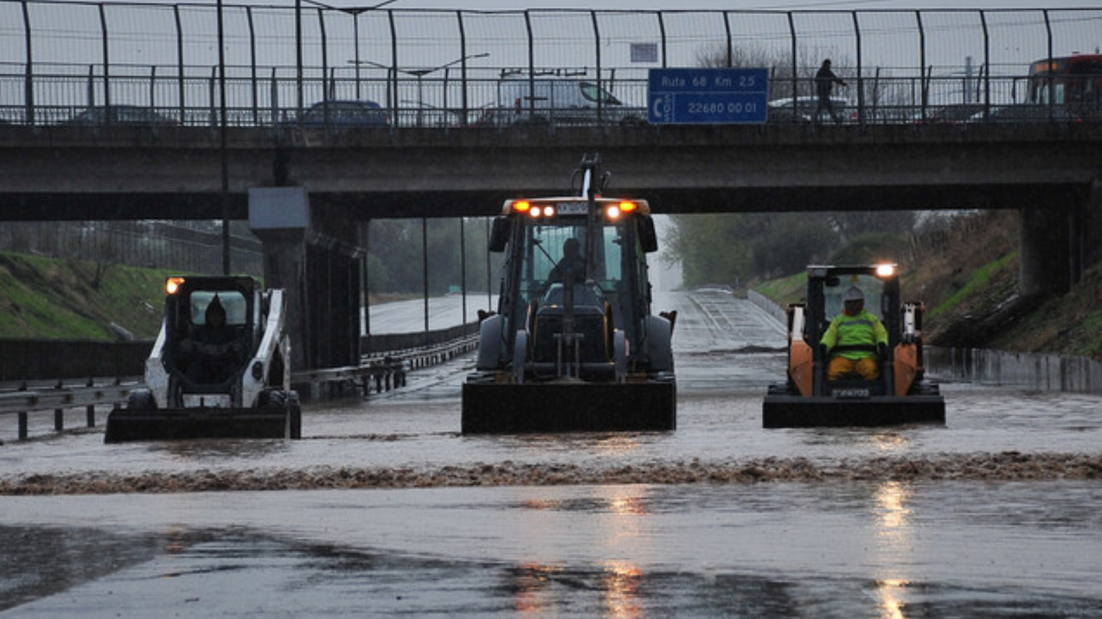 Lluvia en Santiago
