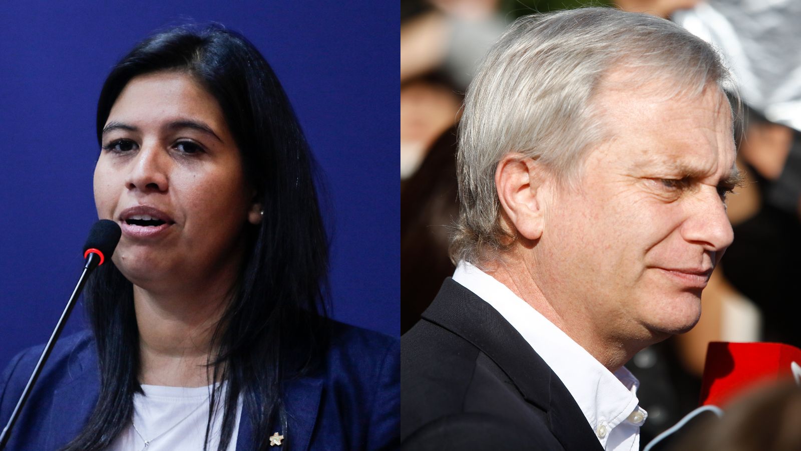 Andrea Balladares y José Antonio Kast