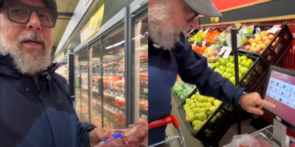 Argentinos compran en supermercado chileno