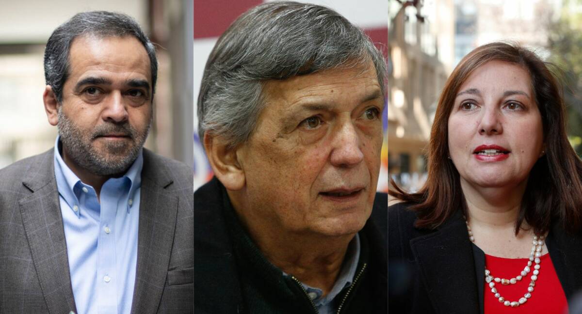 Jaime Quintana, Lautaro Carmona y Paulina Vodanovic