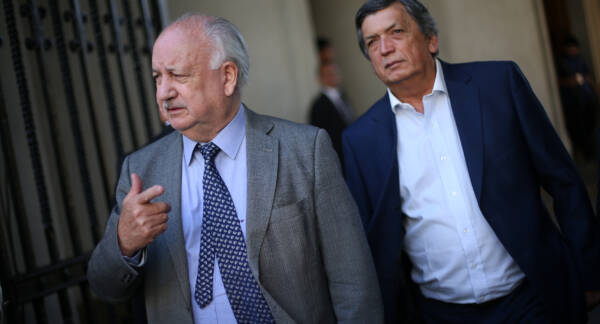 Lautaro Carmona y Guillermo Teillier