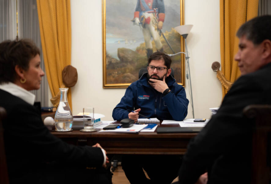 Boric, Tohá y Monsalve