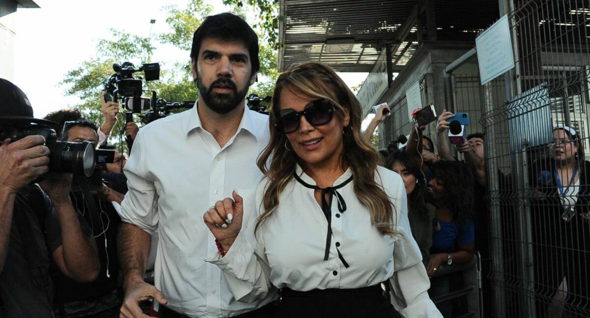 Joaquín Lavín y Cathy Barriga