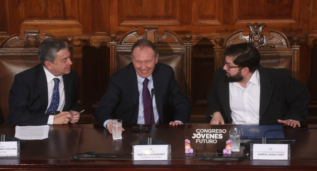 Boric y Coloma en el Congreso Futuro
