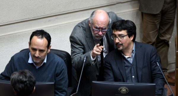 Daniel Núñez, Juan Ignacio Latorre e Iván Flores