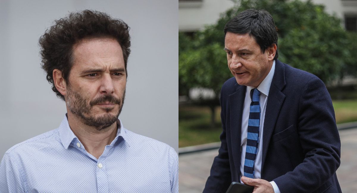 Hernán Larraín Matte y Arturo Squella