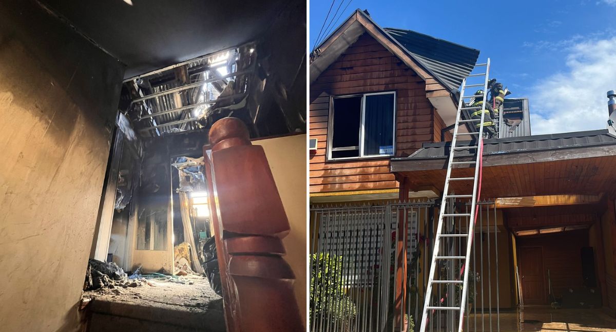 Incendio en Temuco