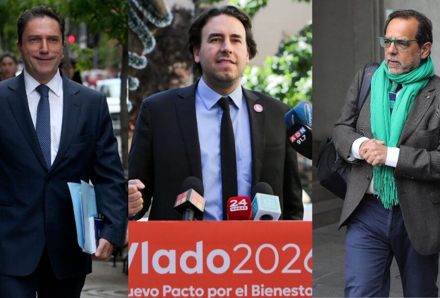 José Antonio Gómez, Vlado Mirosevic y Jaime Mulet